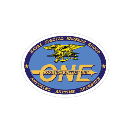 LOGSU One (U.S. Navy) Transparent STICKER Die-Cut Vinyl Decal-5 Inch-The Sticker Space