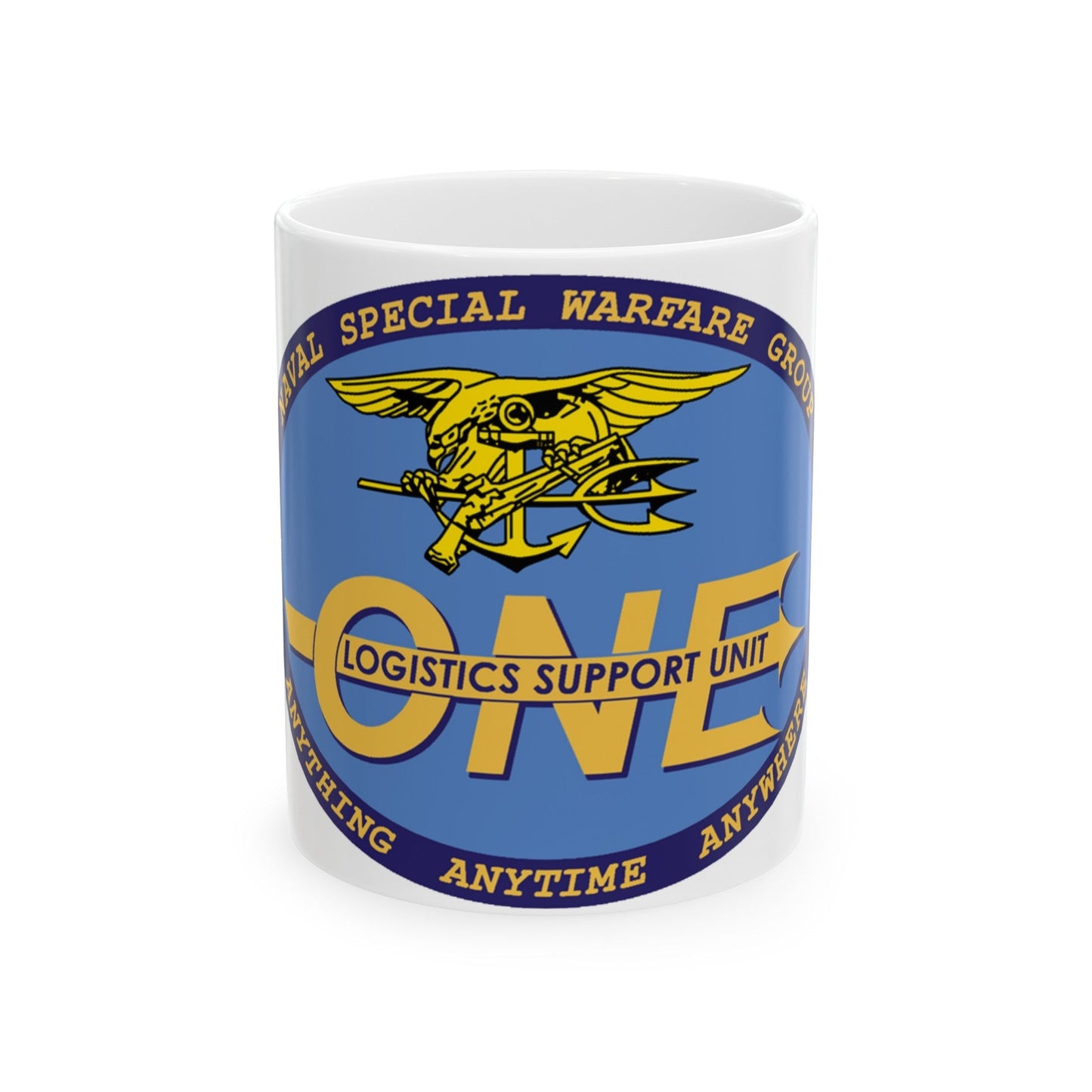 LOGSU One (U.S. Navy) White Coffee Mug-11oz-The Sticker Space