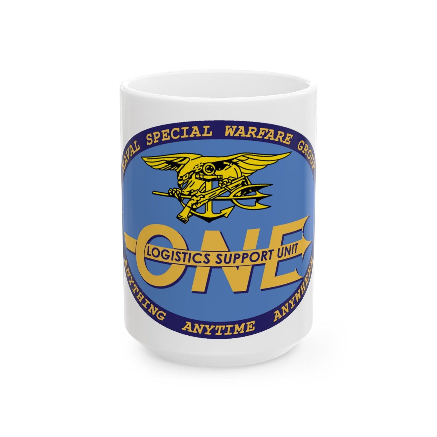 LOGSU One (U.S. Navy) White Coffee Mug-15oz-The Sticker Space