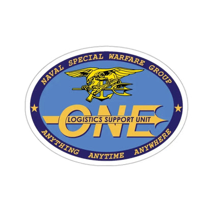 LOGSU One (U.S. Navy) STICKER Vinyl Kiss-Cut Decal 2 Inch White - The Sticker Space