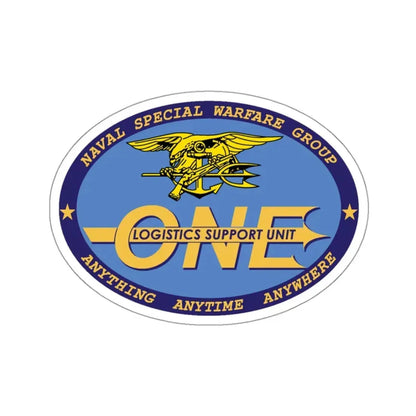 LOGSU One (U.S. Navy) STICKER Vinyl Kiss-Cut Decal 3 Inch White - The Sticker Space