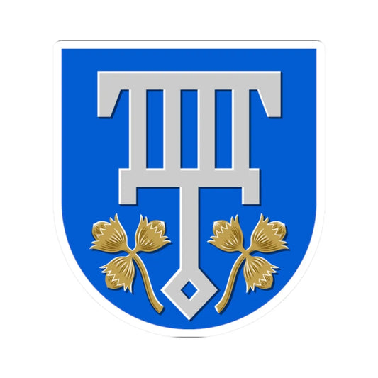 Lohja.vaakuna (Finland) (Coat of Arms) STICKER Vinyl Kiss-Cut Decal 2 Inch White - The Sticker Space