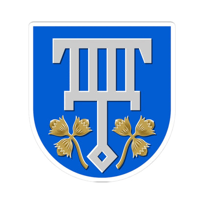 Lohja.vaakuna (Finland) (Coat of Arms) STICKER Vinyl Kiss-Cut Decal 3 Inch White - The Sticker Space