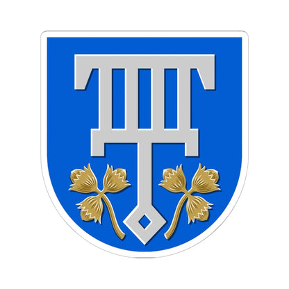 Lohja.vaakuna (Finland) (Coat of Arms) STICKER Vinyl Kiss-Cut Decal 6 Inch White - The Sticker Space