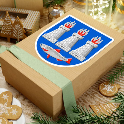 Lohja.vaakuna.1951 (Finland) (Coat of Arms) STICKER Vinyl Kiss-Cut Decal - The Sticker Space