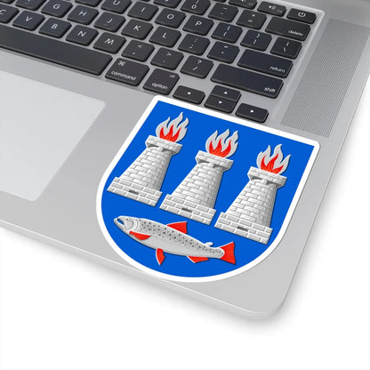 Lohja.vaakuna.1951 (Finland) (Coat of Arms) STICKER Vinyl Kiss-Cut Decal - The Sticker Space