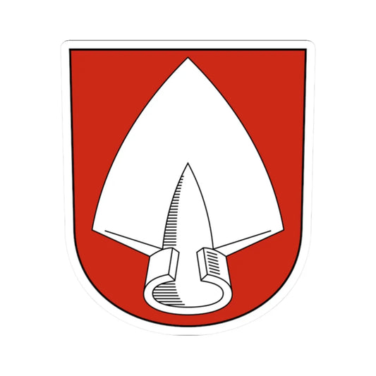 Lohn SH-blazon (Switzerland) (Coat of Arms) STICKER Vinyl Kiss-Cut Decal 2 Inch White - The Sticker Space