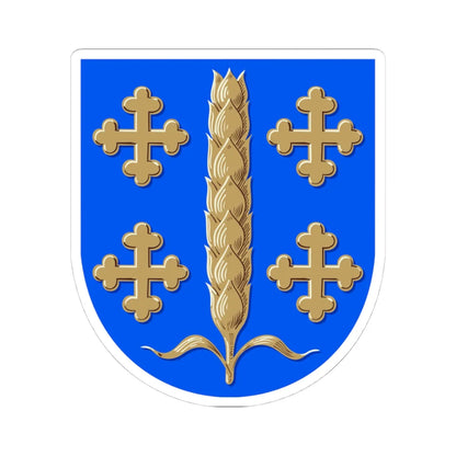 Loimaa.vaakuna (Finland) (Coat of Arms) STICKER Vinyl Kiss-Cut Decal 4 Inch White - The Sticker Space