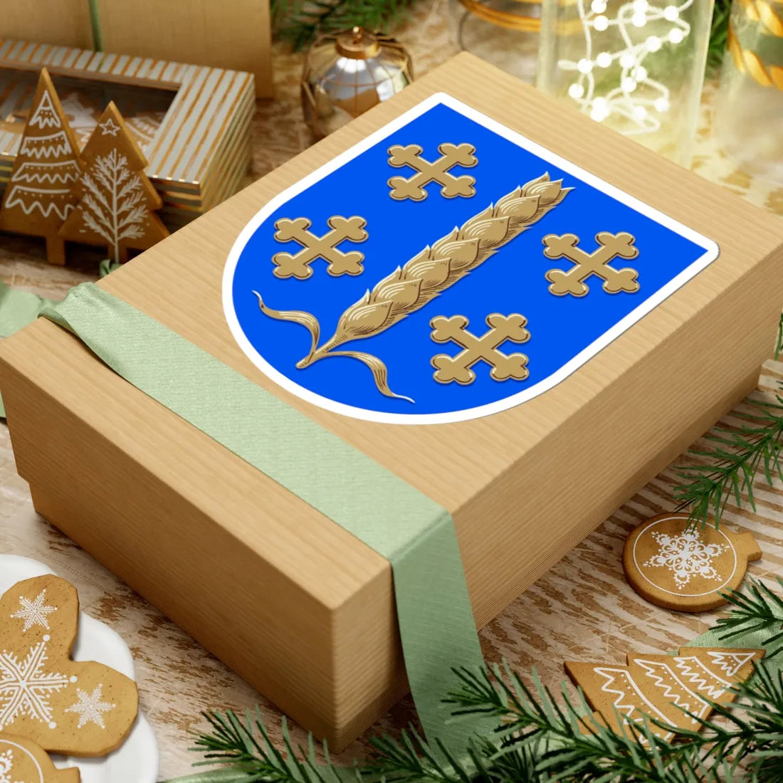 Loimaa.vaakuna (Finland) (Coat of Arms) STICKER Vinyl Kiss-Cut Decal - The Sticker Space