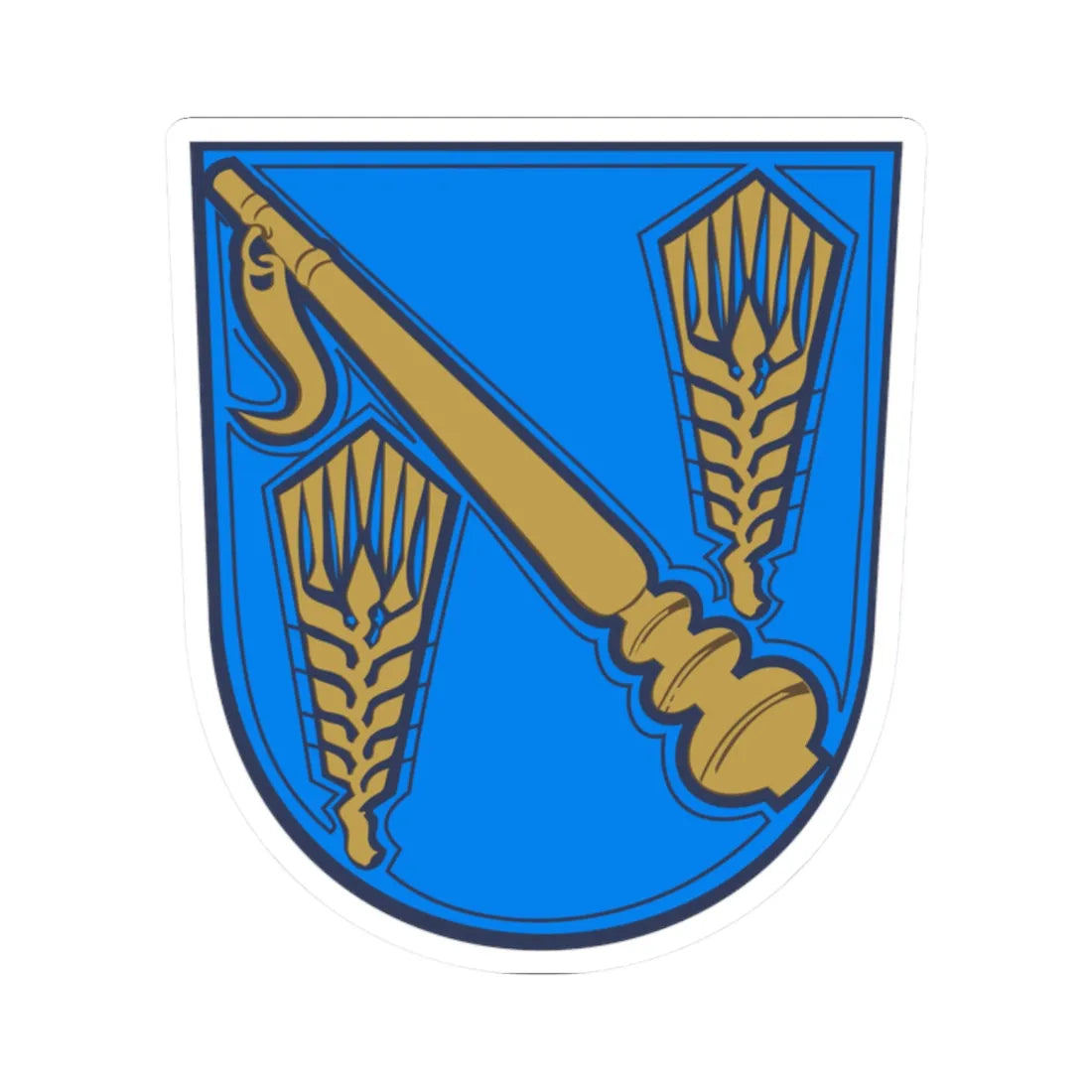 Loimaa.vaakuna.1952 (Finland) (Coat of Arms) STICKER Vinyl Kiss-Cut Decal 2 Inch White - The Sticker Space