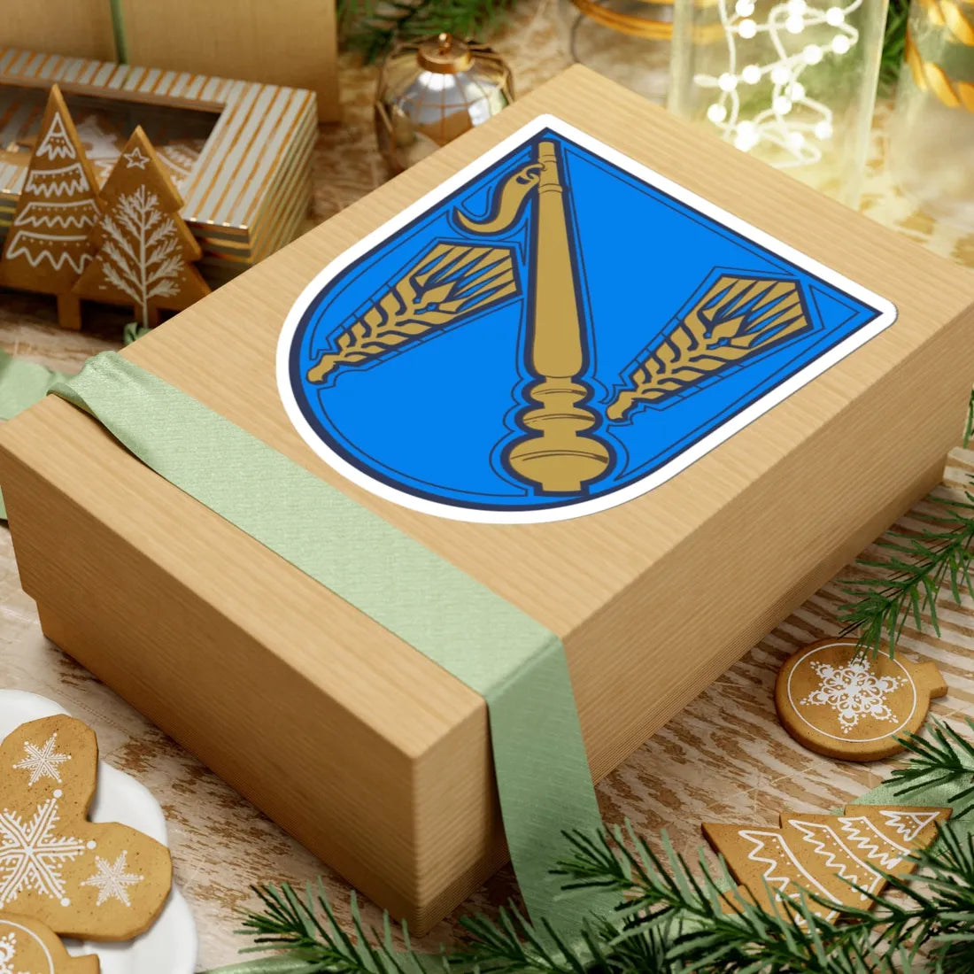 Loimaa.vaakuna.1952 (Finland) (Coat of Arms) STICKER Vinyl Kiss-Cut Decal - The Sticker Space