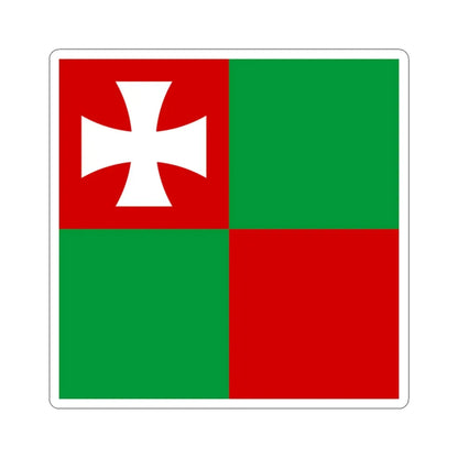 Lokachi flag (Ukraine) STICKER Vinyl Kiss-Cut Decal 3 Inch White - The Sticker Space