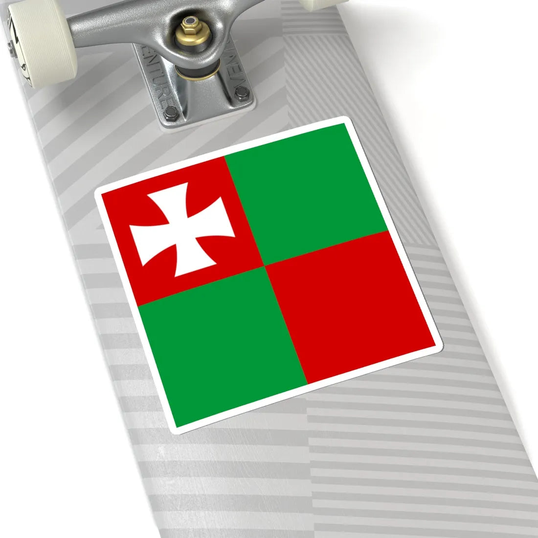 Lokachi flag (Ukraine) STICKER Vinyl Kiss-Cut Decal - The Sticker Space