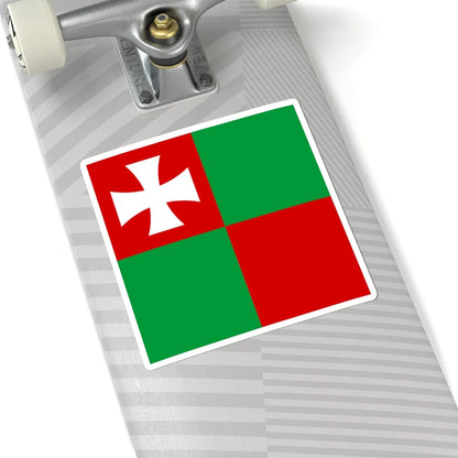 Lokachi flag (Ukraine) STICKER Vinyl Kiss-Cut Decal - The Sticker Space