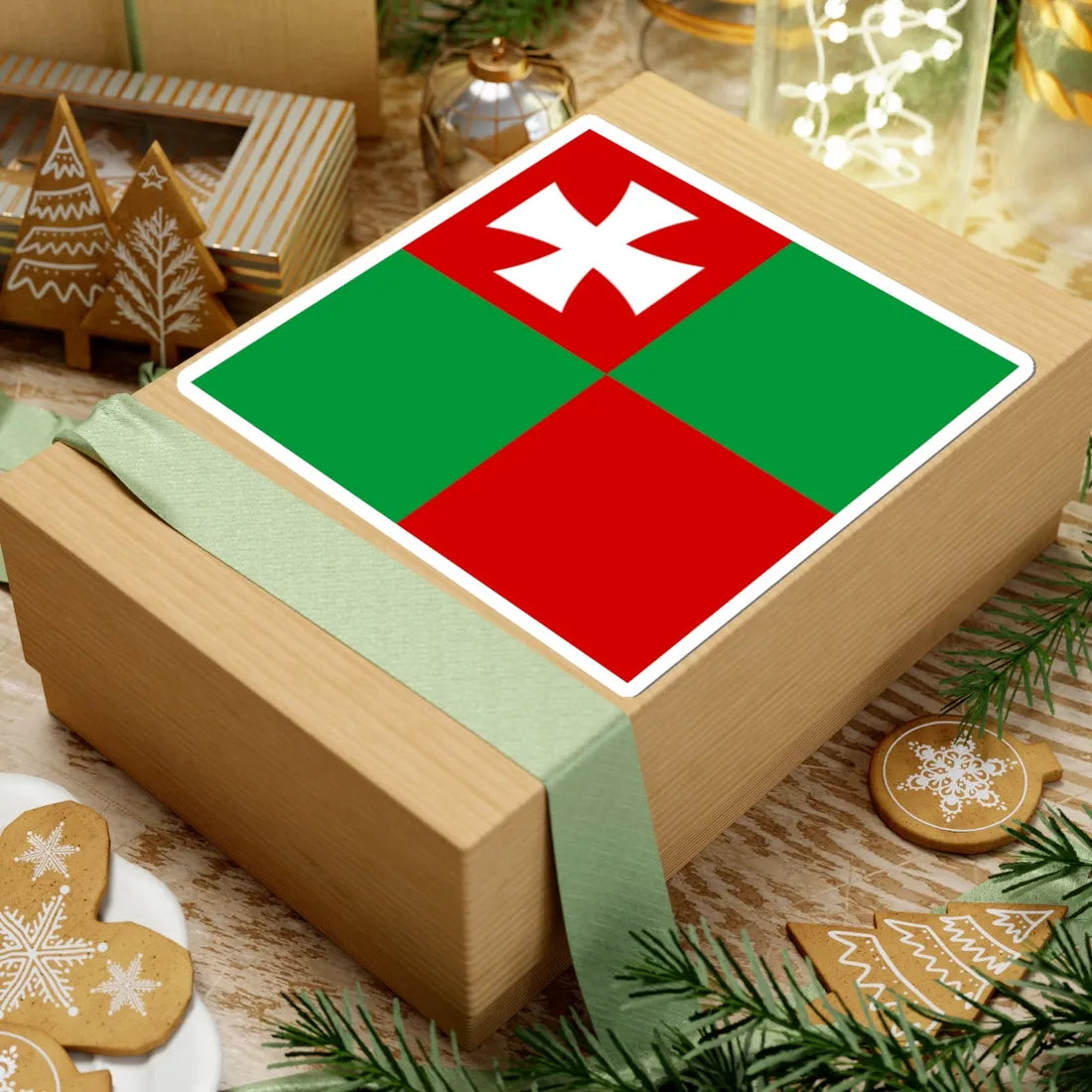 Lokachi flag (Ukraine) STICKER Vinyl Kiss-Cut Decal - The Sticker Space