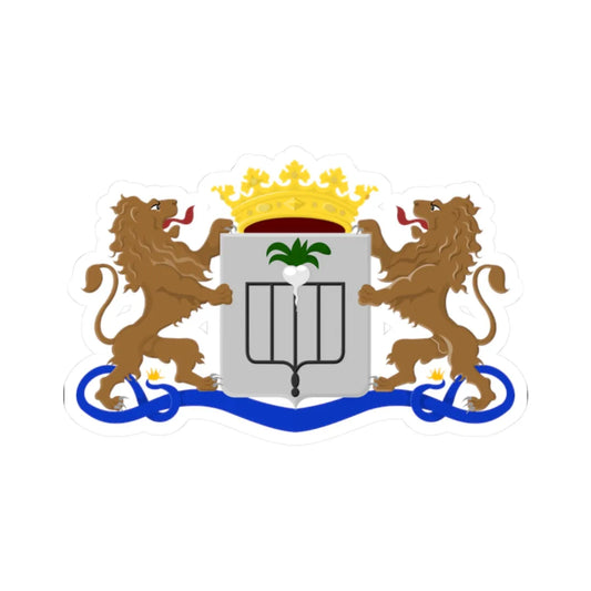 Lokeren wapen 1840 (Belgium) (Coat of Arms) STICKER Vinyl Kiss-Cut Decal 2 Inch White - The Sticker Space