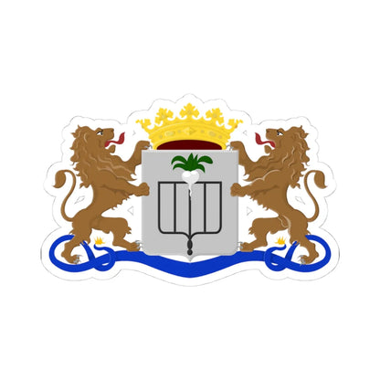 Lokeren wapen 1840 (Belgium) (Coat of Arms) STICKER Vinyl Kiss-Cut Decal 4 Inch White - The Sticker Space