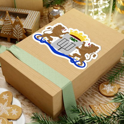 Lokeren wapen 1840 (Belgium) (Coat of Arms) STICKER Vinyl Kiss-Cut Decal - The Sticker Space