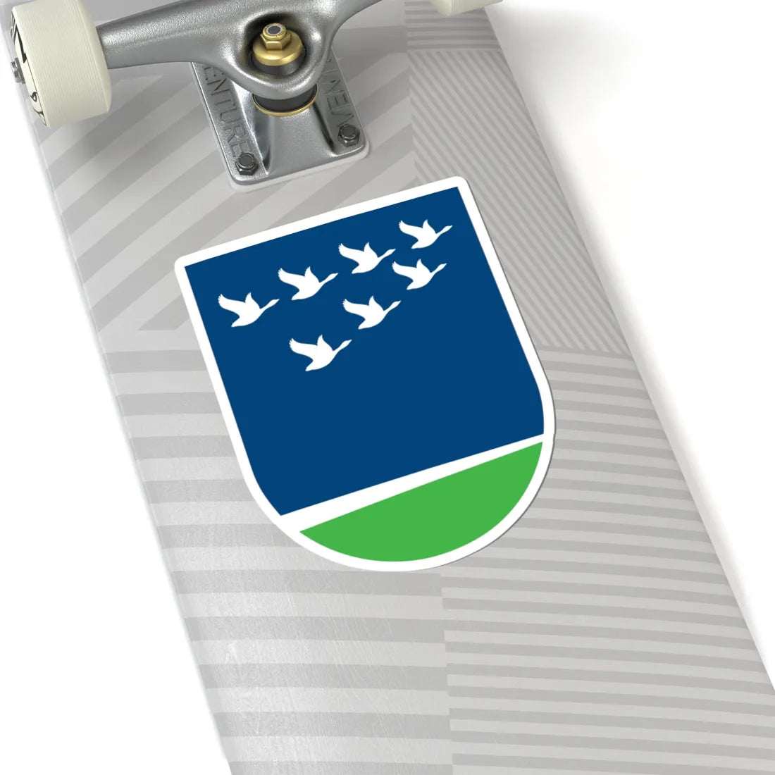 Lolland Kommune coa (Denmark) (Coat of Arms) STICKER Vinyl Kiss-Cut Decal - The Sticker Space