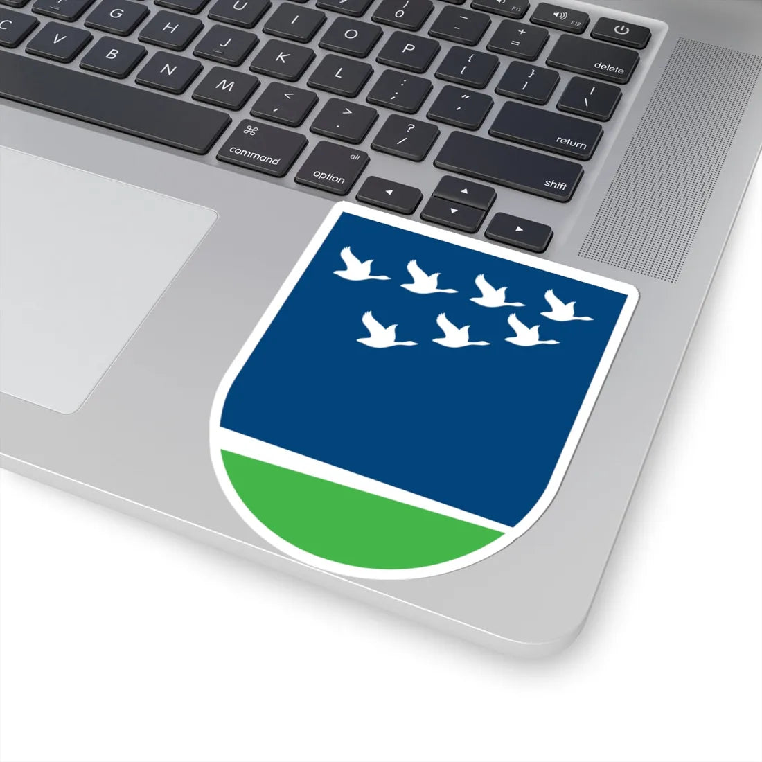 Lolland Kommune coa (Denmark) (Coat of Arms) STICKER Vinyl Kiss-Cut Decal - The Sticker Space