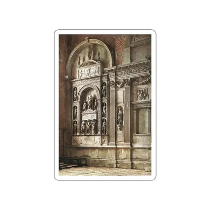 LOMBARDO, Pietro - Monument of Pietro Mocenigo (Artwork) STICKER Vinyl Die-Cut Decal White Die-Cut 5 Inch - The Sticker Space