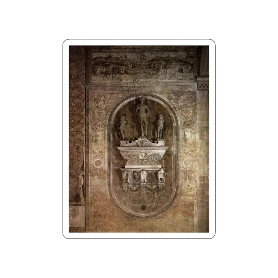 LOMBARDO, Pietro - Monument to Jacopo Marcello (Artwork) STICKER Vinyl Die-Cut Decal White Die-Cut 2 Inch - The Sticker Space