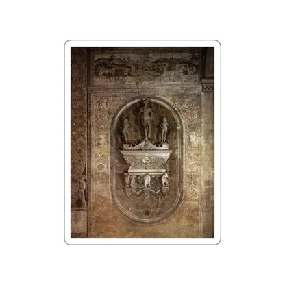 LOMBARDO, Pietro - Monument to Jacopo Marcello (Artwork) STICKER Vinyl Die-Cut Decal White Die-Cut 3 Inch - The Sticker Space