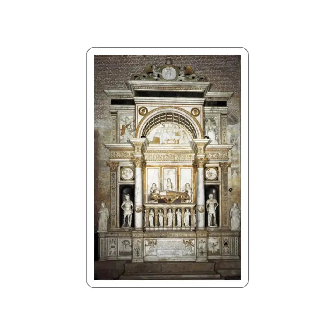 LOMBARDO, Tullio - Monument of Andrea Vendramin (Artwork) STICKER Vinyl Die-Cut Decal - The Sticker Space