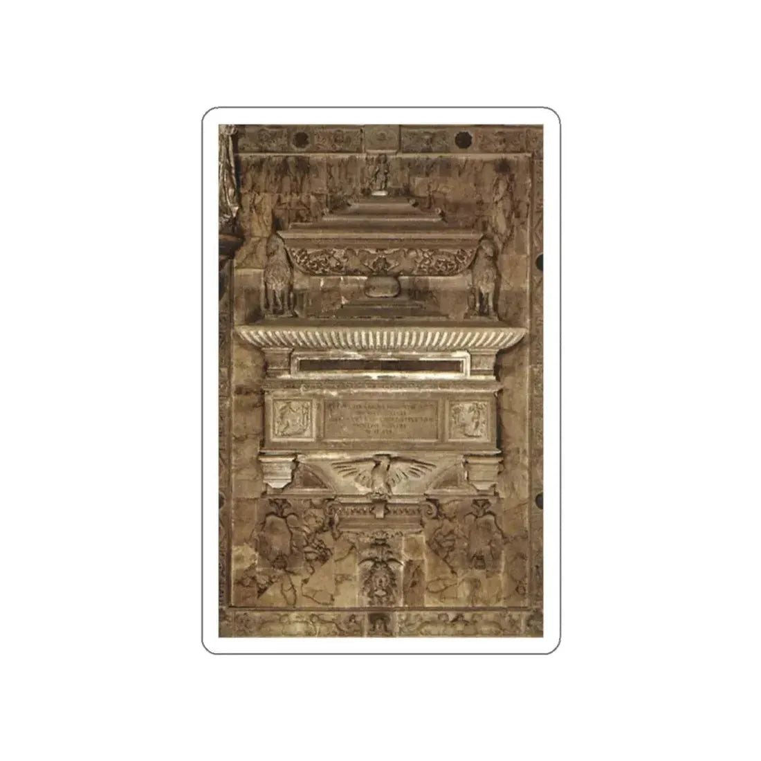 LOMBARDO, Tullio - Monument to Pietro Bernardo (Artwork) STICKER Vinyl Die-Cut Decal - The Sticker Space