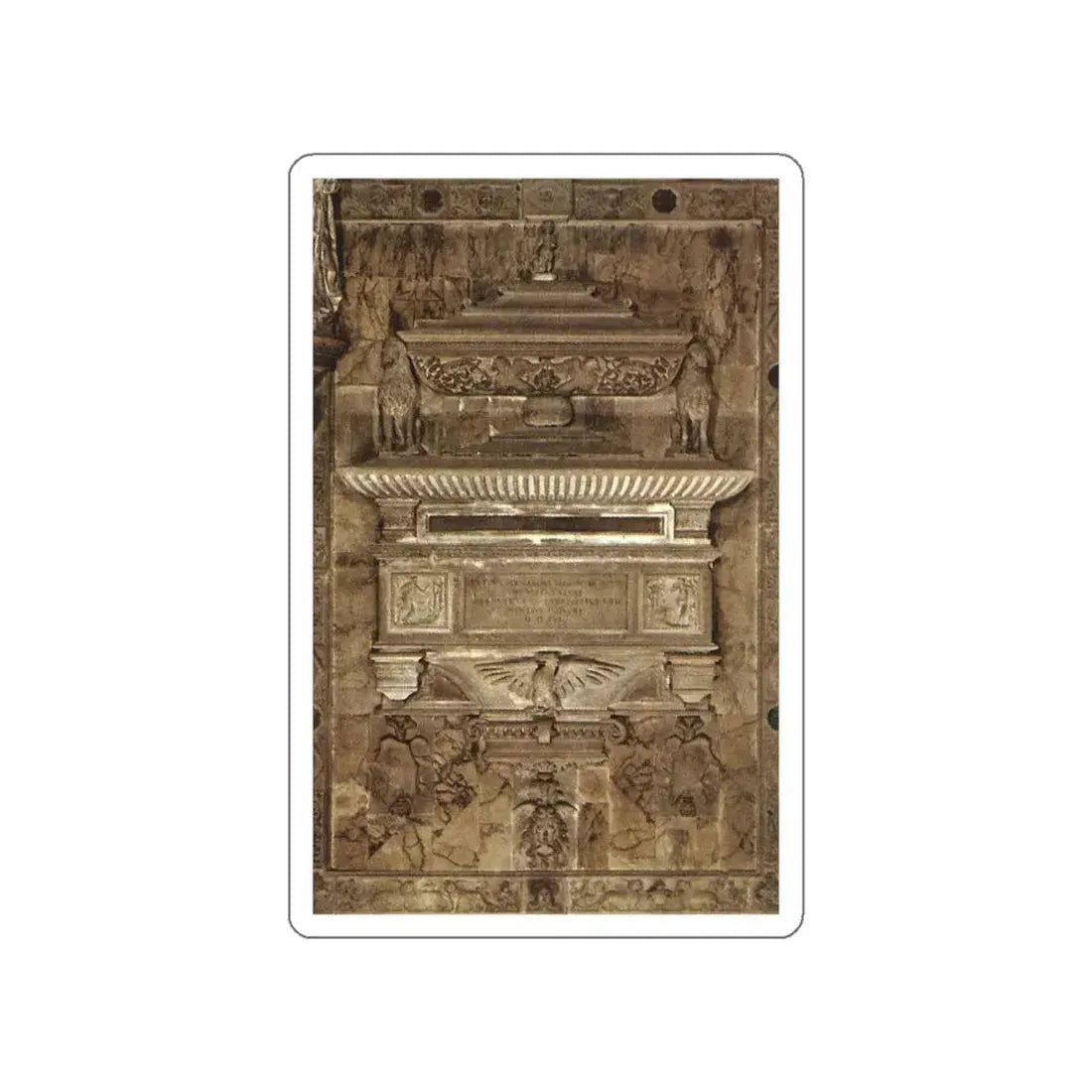 LOMBARDO, Tullio - Monument to Pietro Bernardo (Artwork) STICKER Vinyl Die-Cut Decal - The Sticker Space