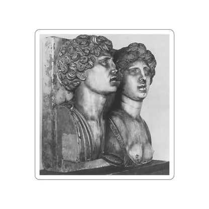 LOMBARDO, Tullio - Self-portrait with his Wife in Ancient Guise2 (Artwork) STICKER Vinyl Die-Cut Decal - The Sticker Space