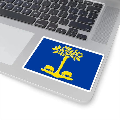 Lommel vlag (Belgium) STICKER Vinyl Kiss-Cut Decal - The Sticker Space