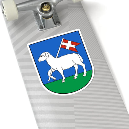 Lommiswil-blazon (Switzerland) (Coat of Arms) STICKER Vinyl Kiss-Cut Decal - The Sticker Space