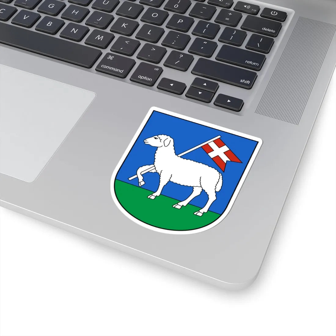 Lommiswil-blazon (Switzerland) (Coat of Arms) STICKER Vinyl Kiss-Cut Decal - The Sticker Space