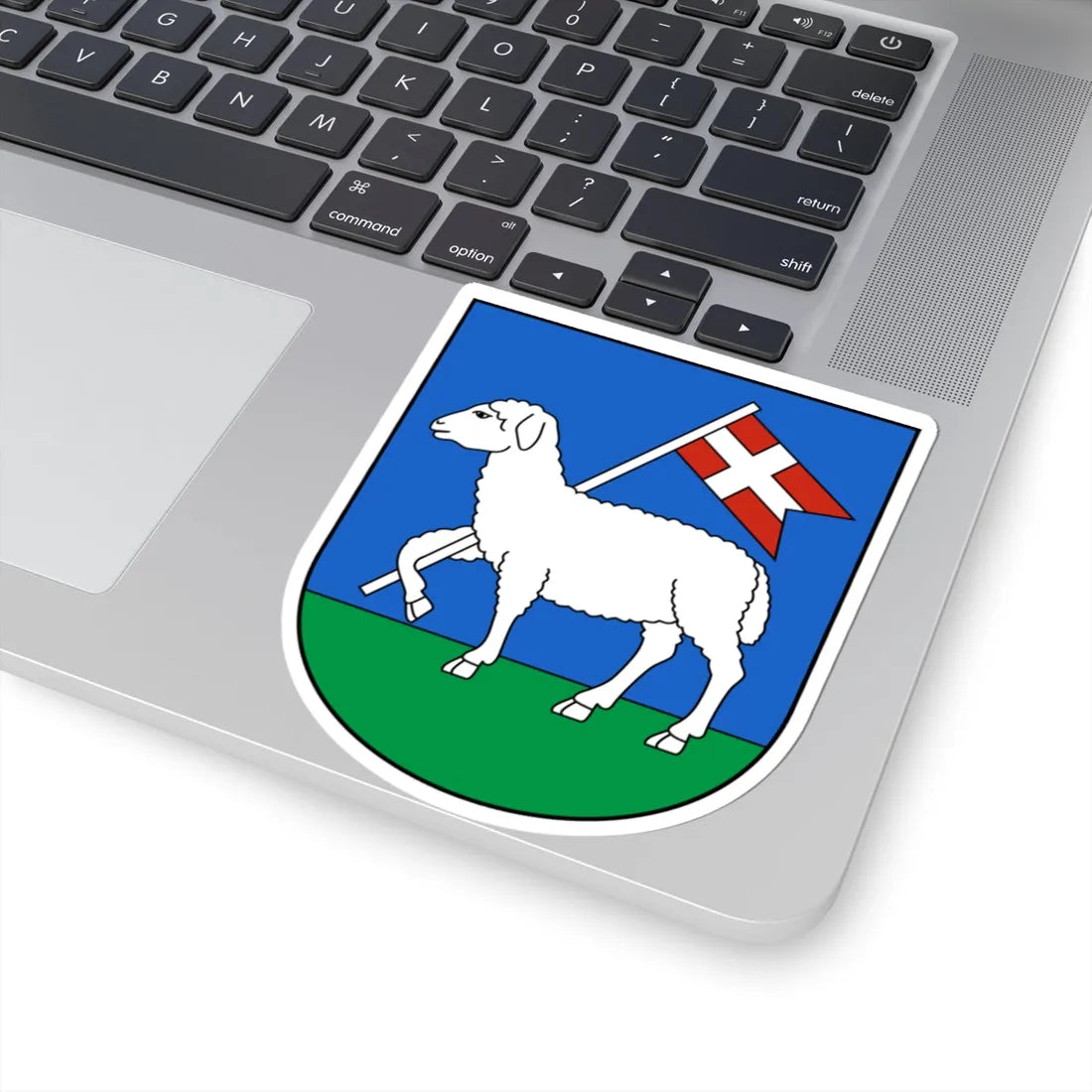 Lommiswil-blazon (Switzerland) (Coat of Arms) STICKER Vinyl Kiss-Cut Decal - The Sticker Space