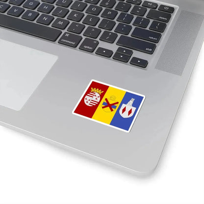 Londerzeel vlag (Belgium) STICKER Vinyl Kiss-Cut Decal - The Sticker Space