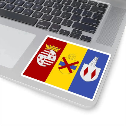 Londerzeel vlag (Belgium) STICKER Vinyl Kiss-Cut Decal - The Sticker Space