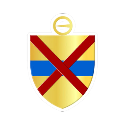 Londerzeel wapen (Belgium) (Coat of Arms) STICKER Vinyl Kiss-Cut Decal 2 Inch White - The Sticker Space