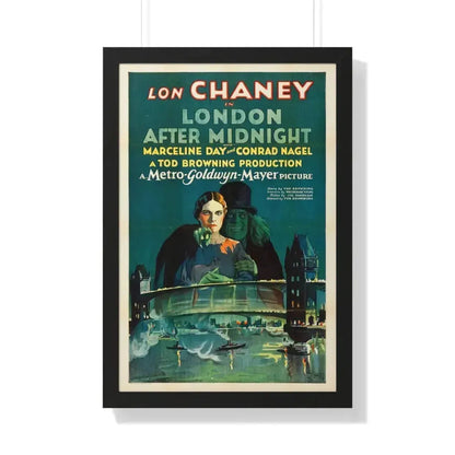 LONDON AFTER MIDNIGHT 1927 - Framed Movie Poster 20" x 30" Black - The Sticker Space