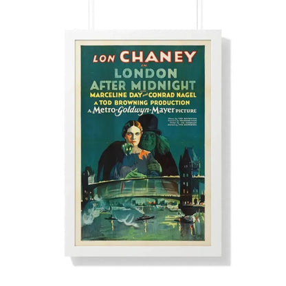 LONDON AFTER MIDNIGHT 1927 - Framed Movie Poster 20" x 30" White - The Sticker Space