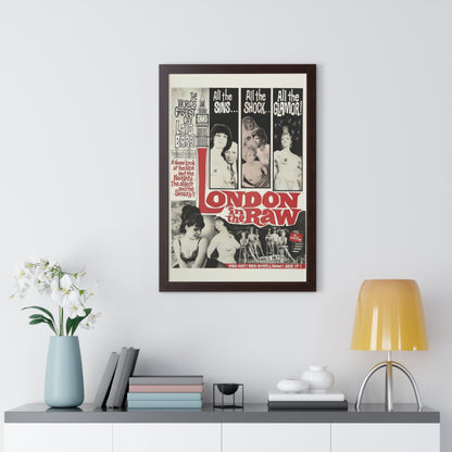 LONDON IN THE RAW 1964 - Framed Movie Poster-The Sticker Space