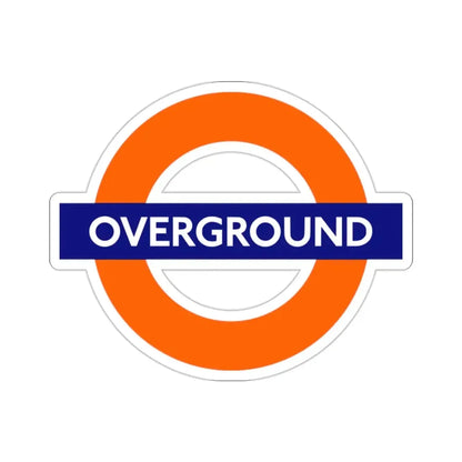 London Overground STICKER Vinyl Die-Cut Decal 2 Inch - The Sticker Space