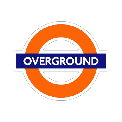 London Overground STICKER Vinyl Die-Cut Decal 3 Inch - The Sticker Space