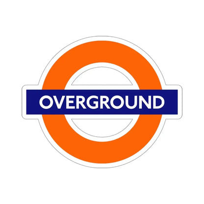 London Overground STICKER Vinyl Die-Cut Decal 4 Inch - The Sticker Space