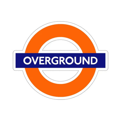London Overground STICKER Vinyl Die-Cut Decal 5 Inch - The Sticker Space