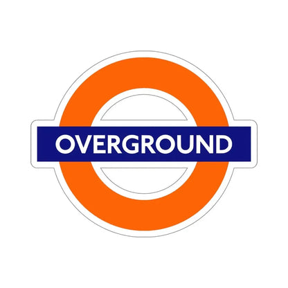 London Overground STICKER Vinyl Die-Cut Decal 6 Inch - The Sticker Space