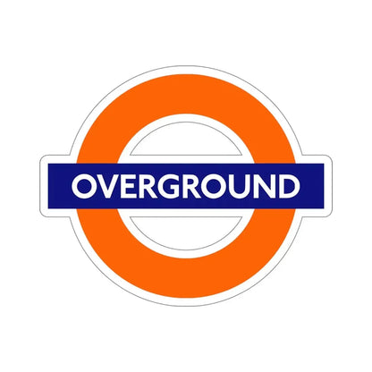 London Overground STICKER Vinyl Die-Cut Decal - The Sticker Space