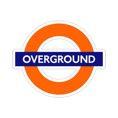 London Overground STICKER Vinyl Die-Cut Decal - The Sticker Space