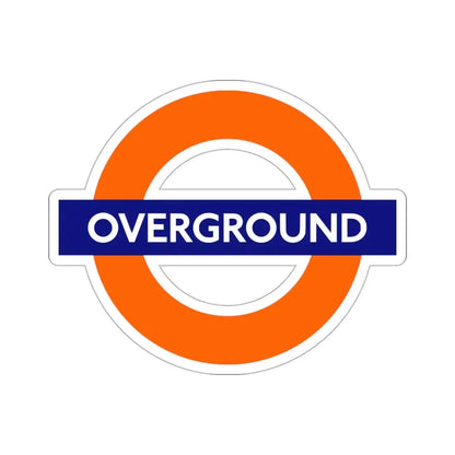 London Overground STICKER Vinyl Die-Cut Decal - The Sticker Space