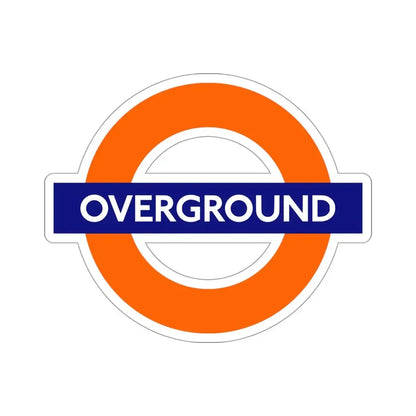 London Overground STICKER Vinyl Die-Cut Decal - The Sticker Space